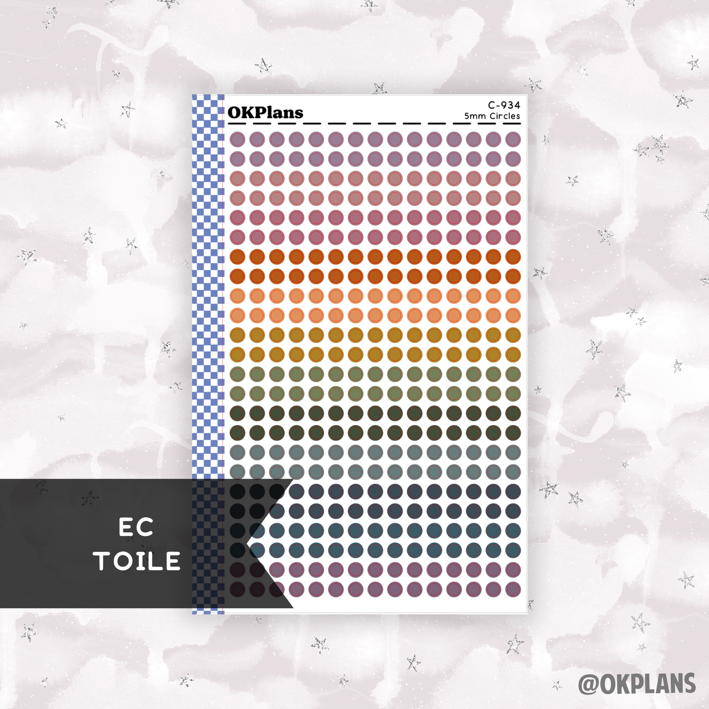 5mm Circles // Multicolor Functional