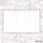 A5Wide Teacher Planner // Digital Download // Writing Paper, Study Note Template, Lecture Notes Taking