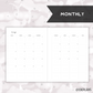 *DATED* Classic Dashboard Overview Planner - Pick Monthly and Weekly Option