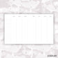 A5Wide Vertical Straight Planner // Digital Download // Writing Paper, Study Note Template, Lecture Notes Taking