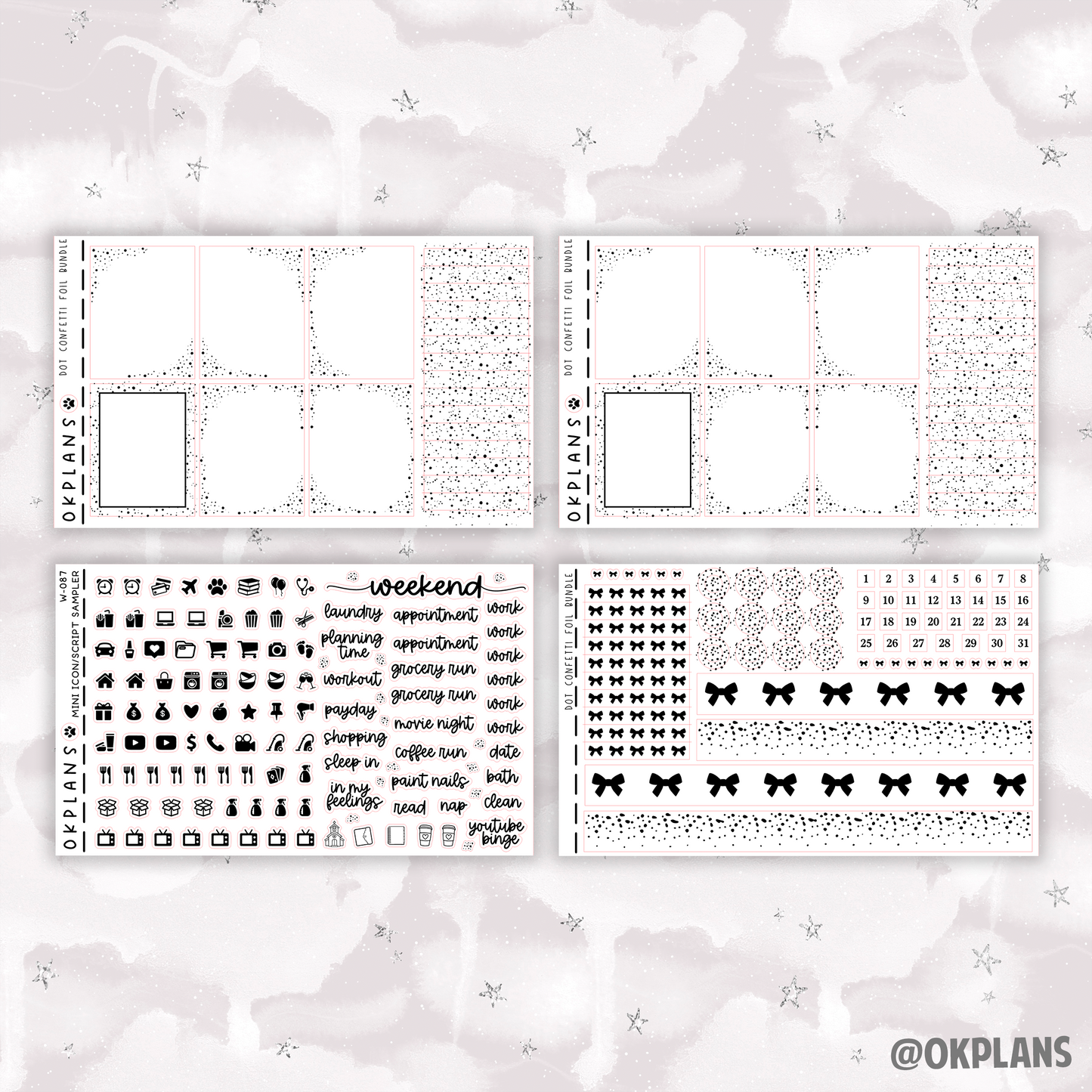 Dot Confetti - Full or Mini Kit // Foil Bundle