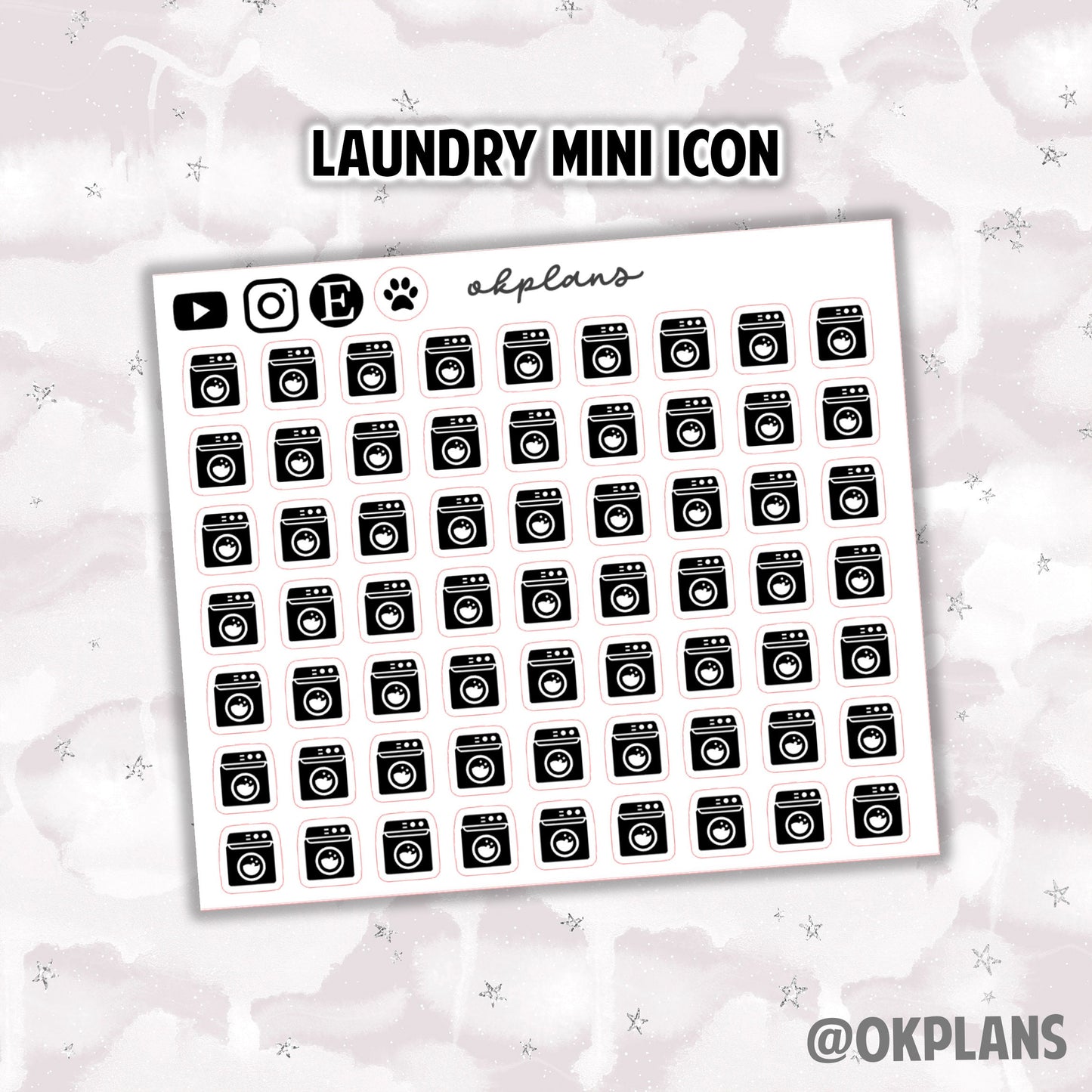 Laundry // 0110 // Mini Icon