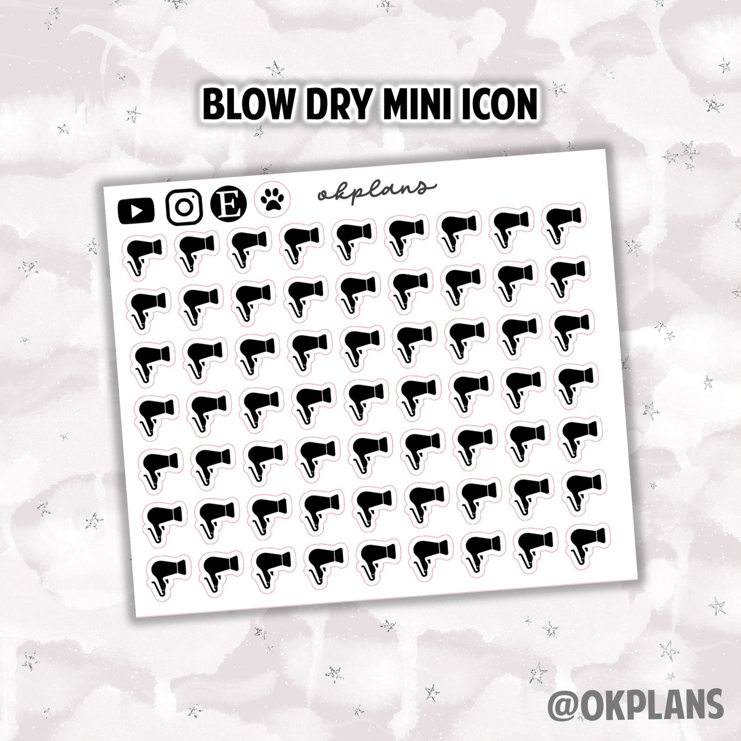 Blow Dry // 0066 // Mini Icon