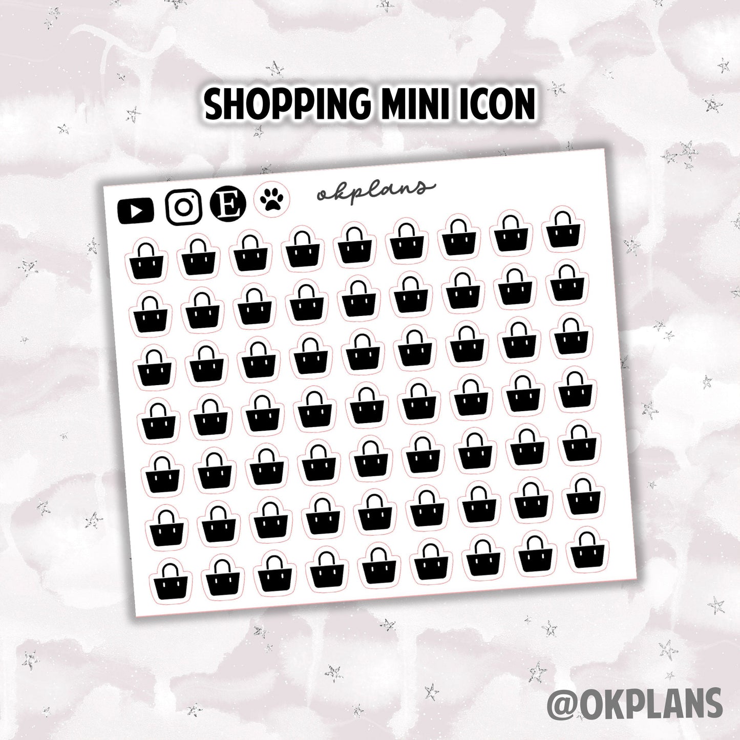 Shopping // 0133 //  Mini Icon