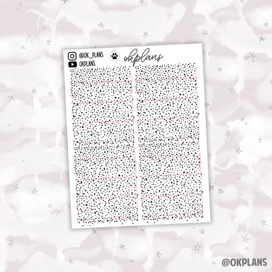 Dot Confetti Header // 0033 // Foiled