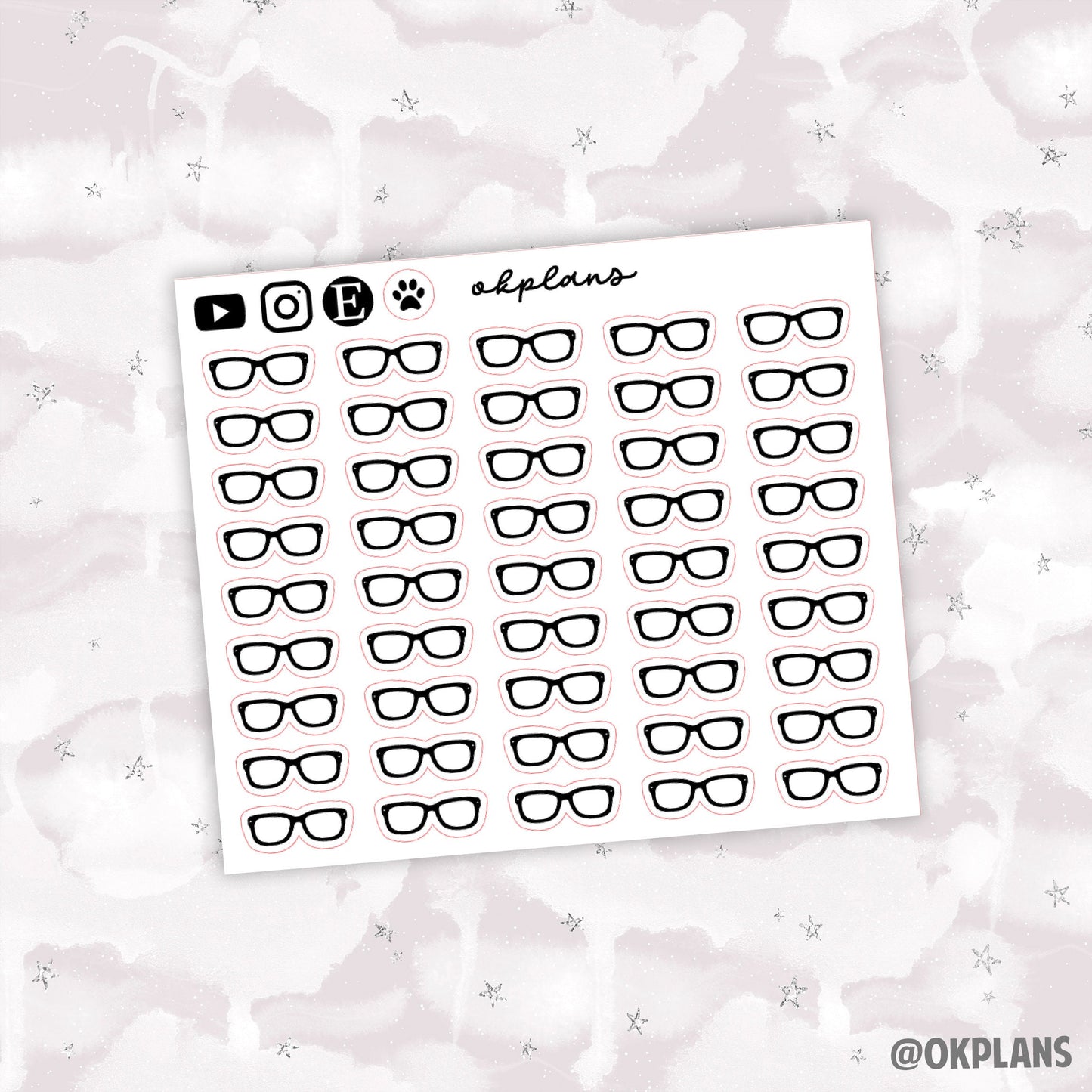 Eye Glasses // 0088 // Mini Icon