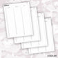 7x9 Quarterly Perpetual Calendar Sticker // C-316, C-317, C-318, C-319 // Functional