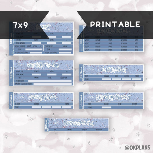 BK-001 // 7x9 // Printable // Budget Kit