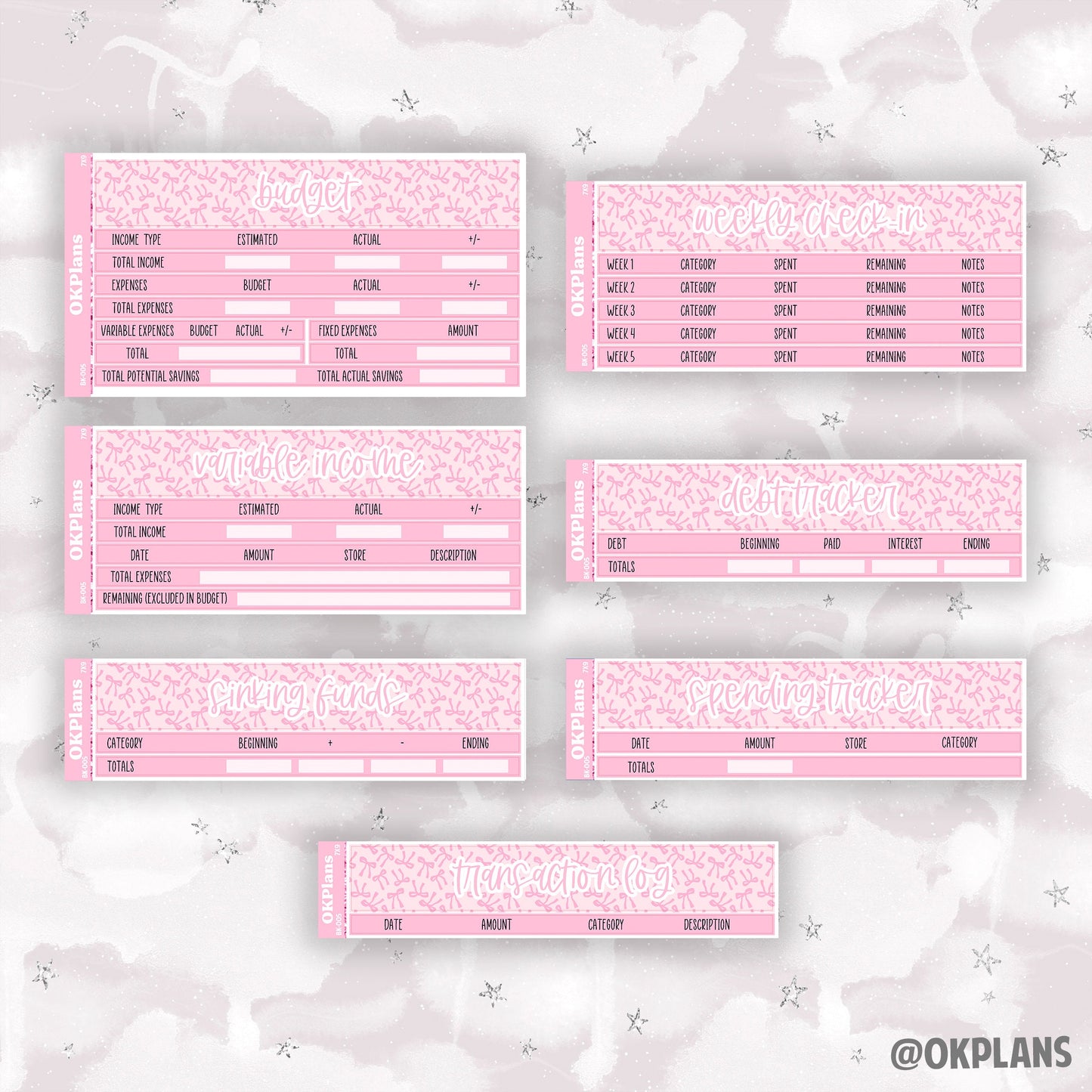 BK-005 // 7x9 // Printable // Budget Kit