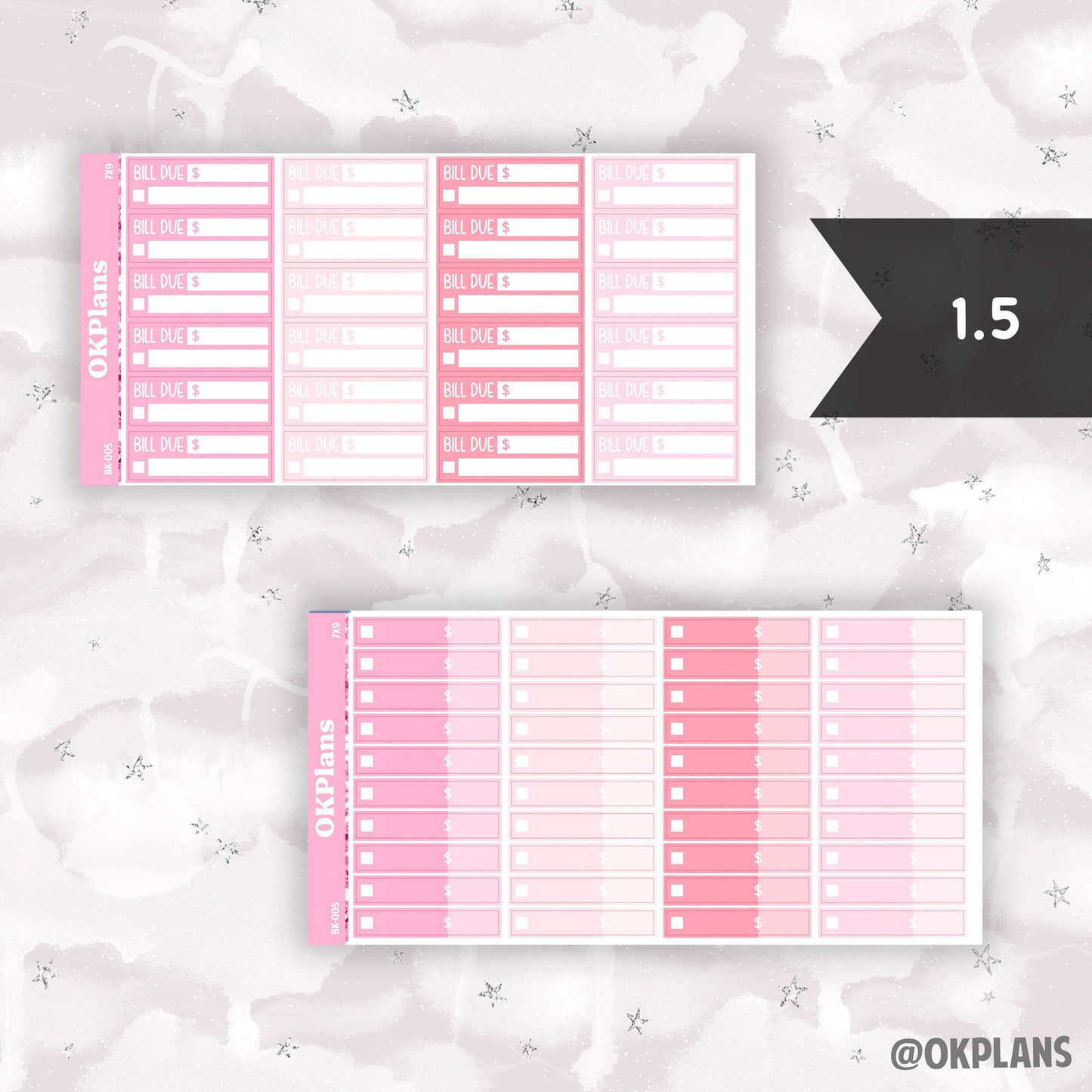 BK-005 // 7x9 // Printable // Budget Kit