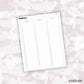 7x9 Quarterly Perpetual Calendar Sticker // C-316, C-317, C-318, C-319 // Functional