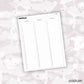 7x9 Quarterly Perpetual Calendar Sticker // C-316, C-317, C-318, C-319 // Functional