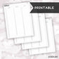 7x9 Perpetual Calendar Sticker // Printable // C-316, C-317, C-318, C-319 // Functional