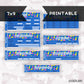 BK-003 // 7x9 // Printable // Budget Kit