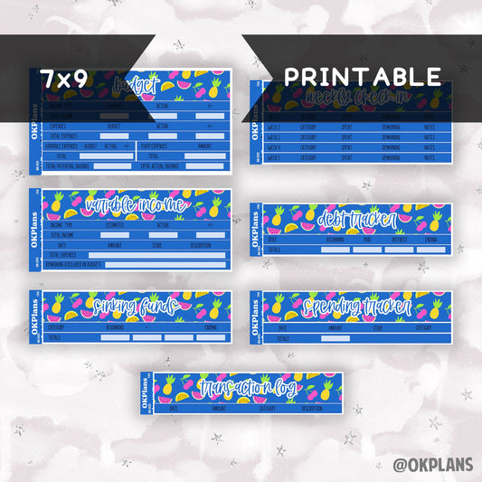 BK-003 // 7x9 // Printable // Budget Kit