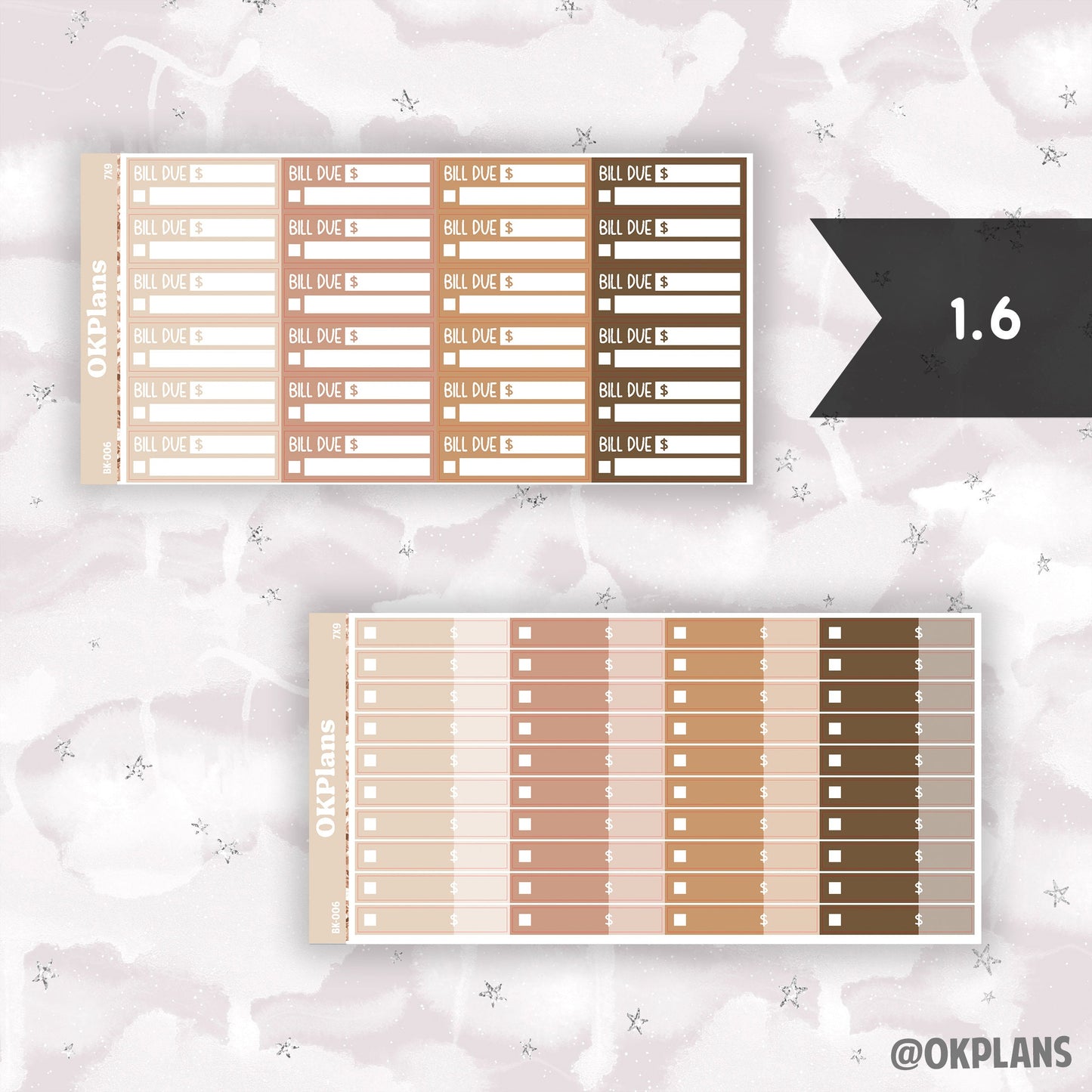BK-006 // 7x9 // Printable // Budget Kit