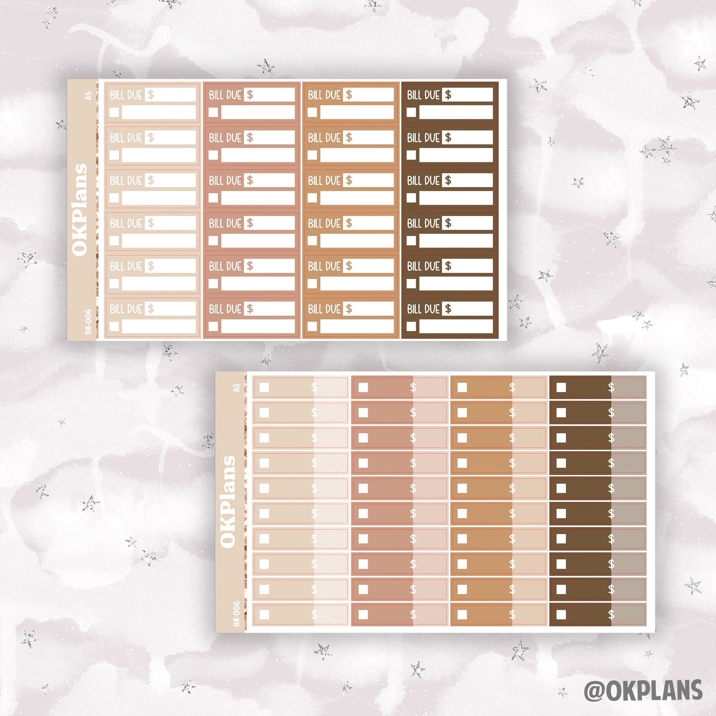 BK-006 // A5 // Printable // Budget Kit