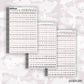 Date Numbers Sampler // C-001 or C-125 or C-251 // Functional