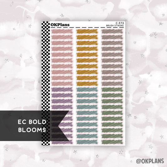 Brush Stroke // EC Bold Blooms // C-573 // Multicolor Functional