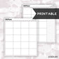 7x9 Create Your Own Monthly // Printable // C-490 // Functional