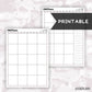 A5 Create Your Own Monthly // Printable // C-491 // Functional