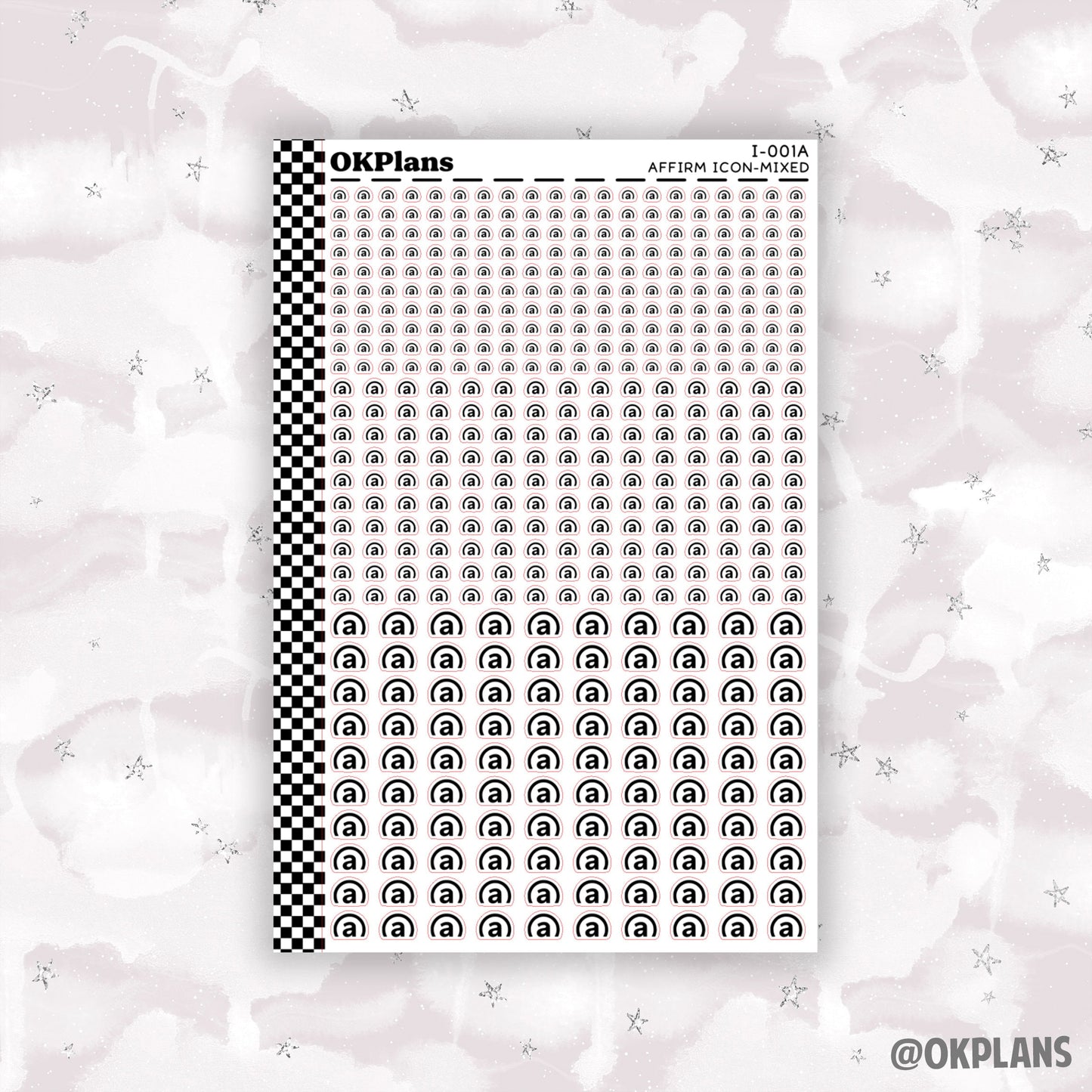 Affirm // Printable // I-001 // Icons