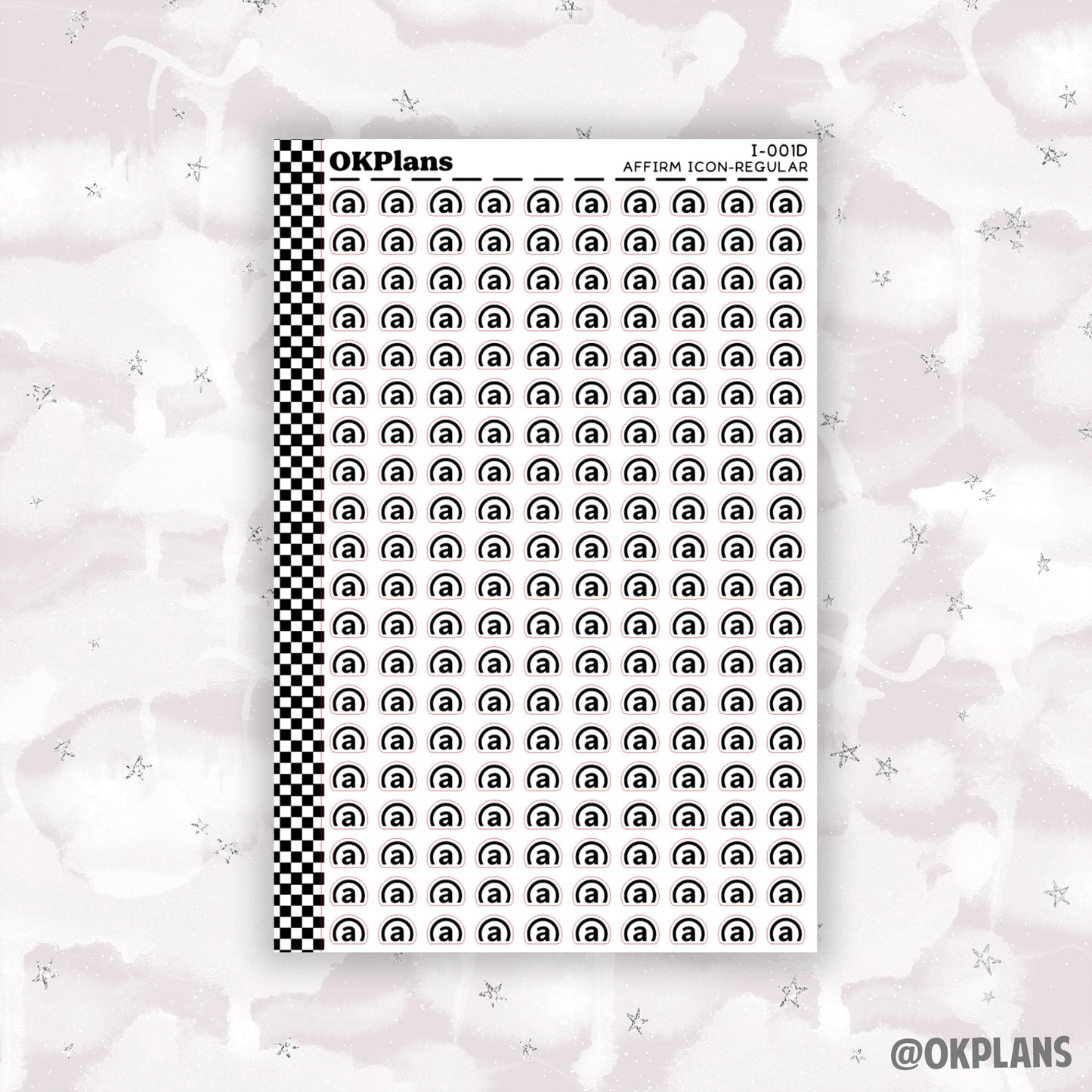 Affirm // Printable // I-001 // Icons