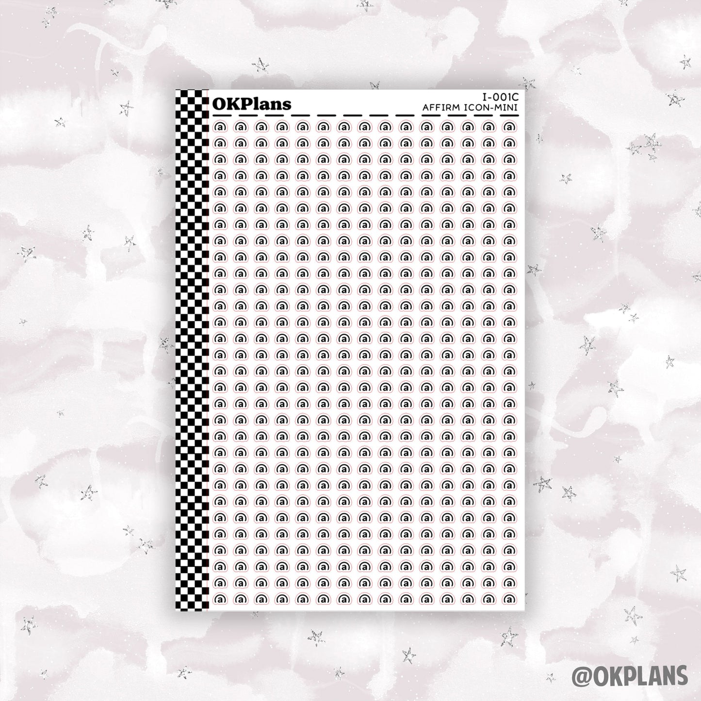 Affirm // Printable // I-001 // Icons