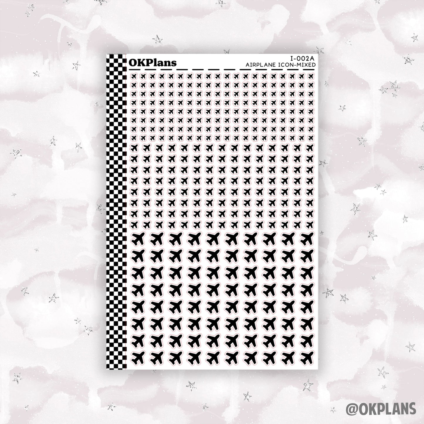 Airplane // Printable // I-002 // Icons