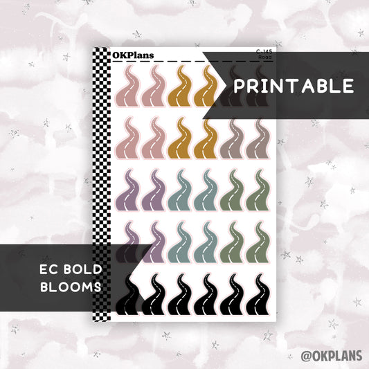 Road // EC Bold Blooms // Printable // C-145 // Multicolor Functional