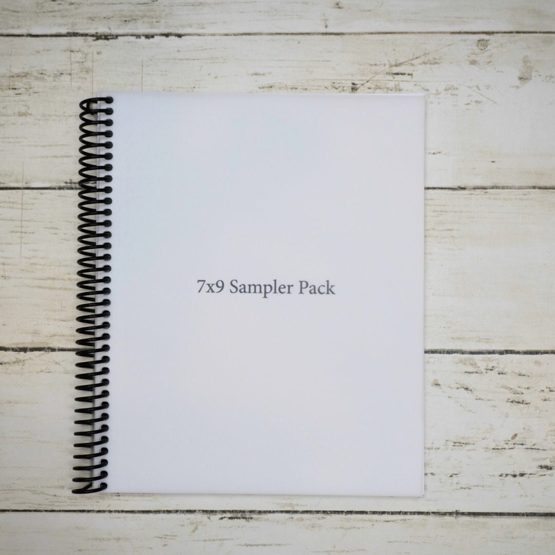 7x9 Sampler Pack // Showcases all the Layouts offered in the Shop