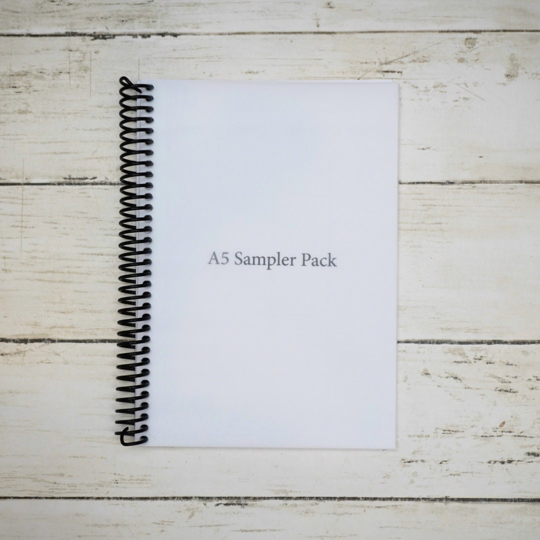 A5 Sampler Pack // Showcases all the Layouts offered in the Shop