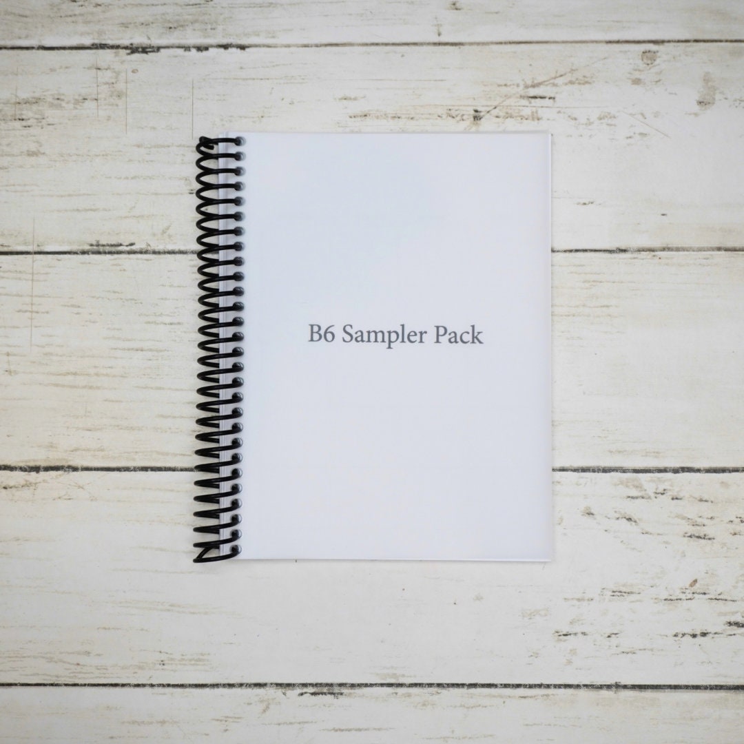 B6 Sampler Pack // Showcases all the Layouts offered in the Shop
