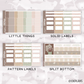 Snoozy Afternoon // Printable // Weekly Kit