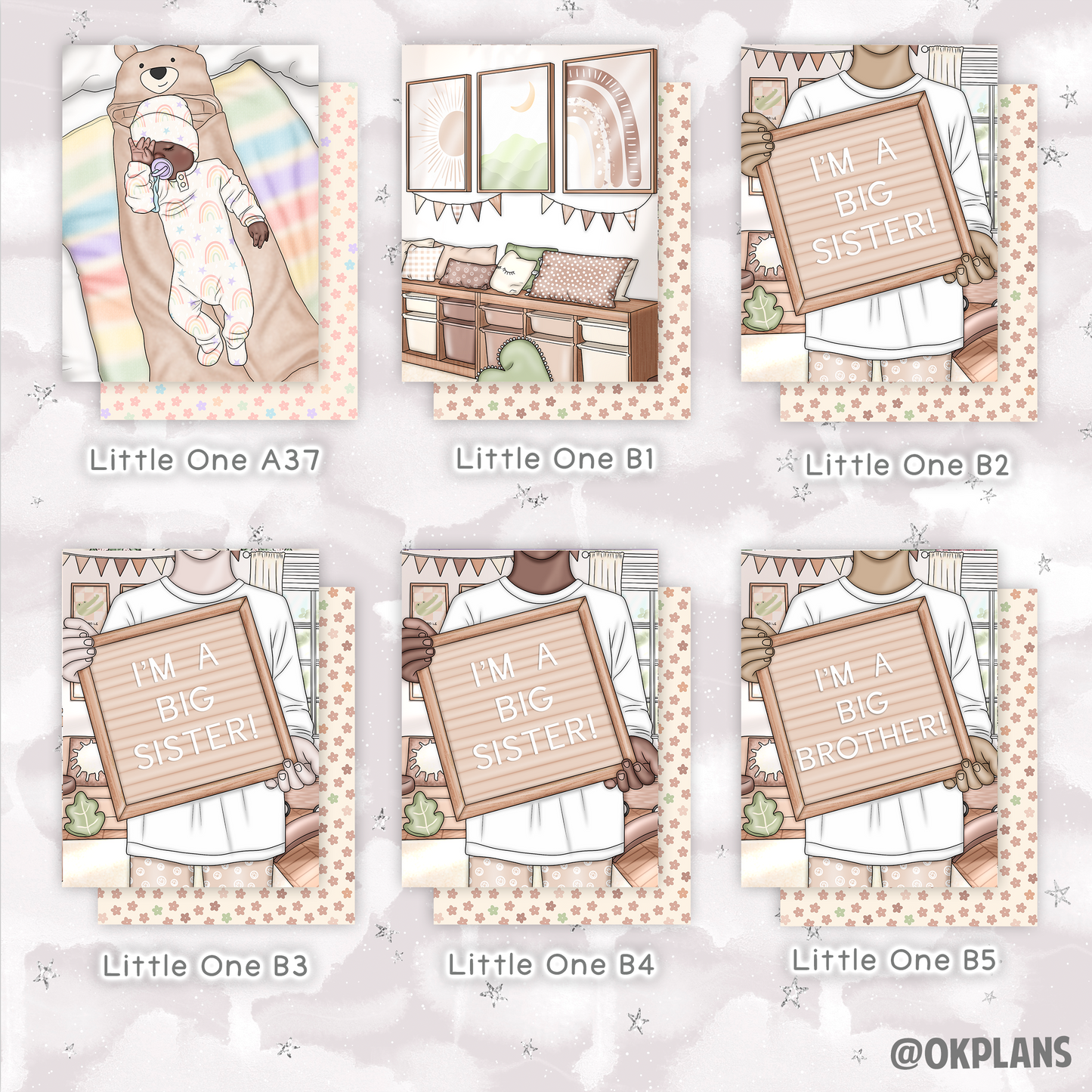 Laminated Bookmarks // Pick your Design