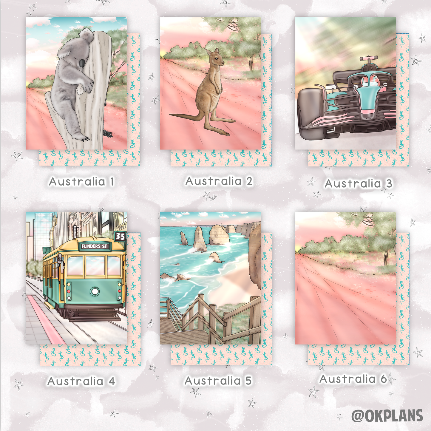 Laminated Bookmarks // Pick your Design