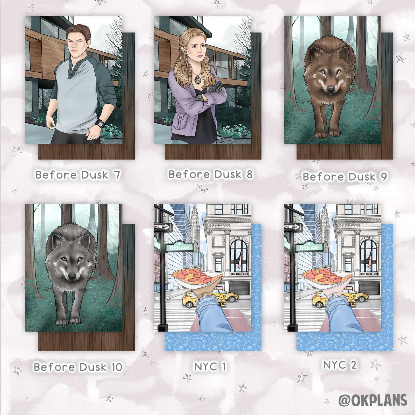 Laminated Bookmarks // Pick your Design