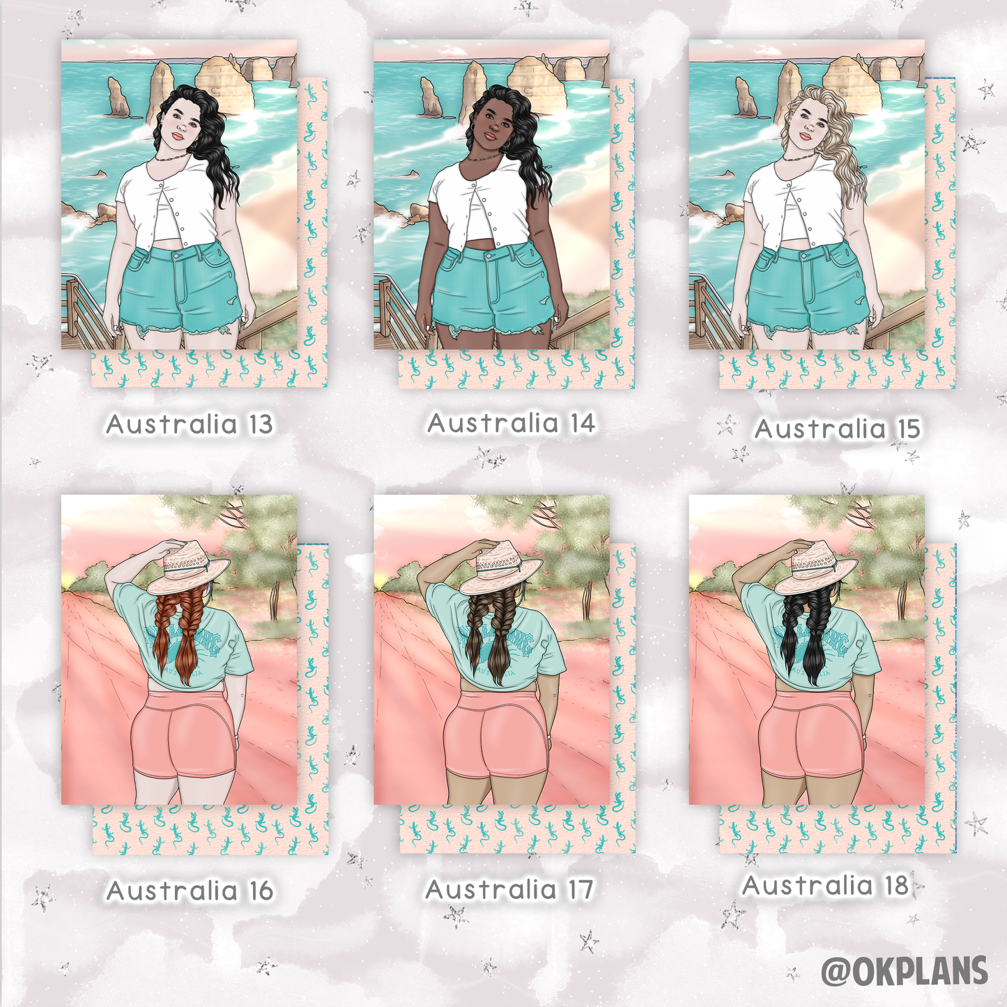 Laminated Bookmarks // Pick your Design