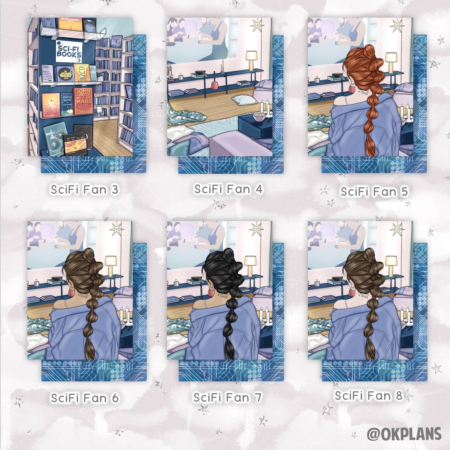 Laminated Bookmarks // Pick your Design