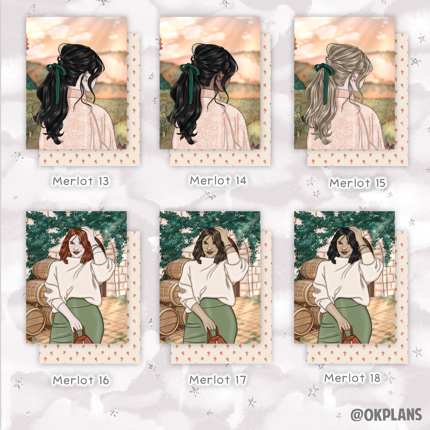 Laminated Bookmarks // Pick your Design