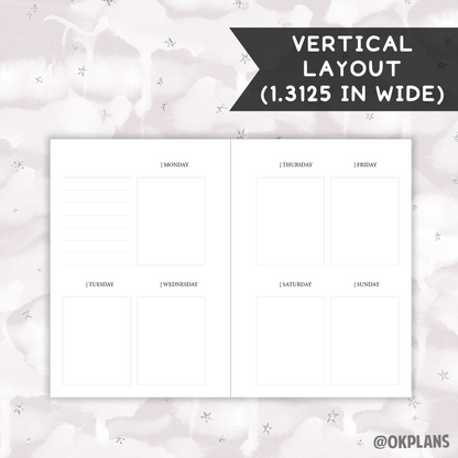 *UNDATED* Pocket Plus Weekly Planner - Pick Weekly Option