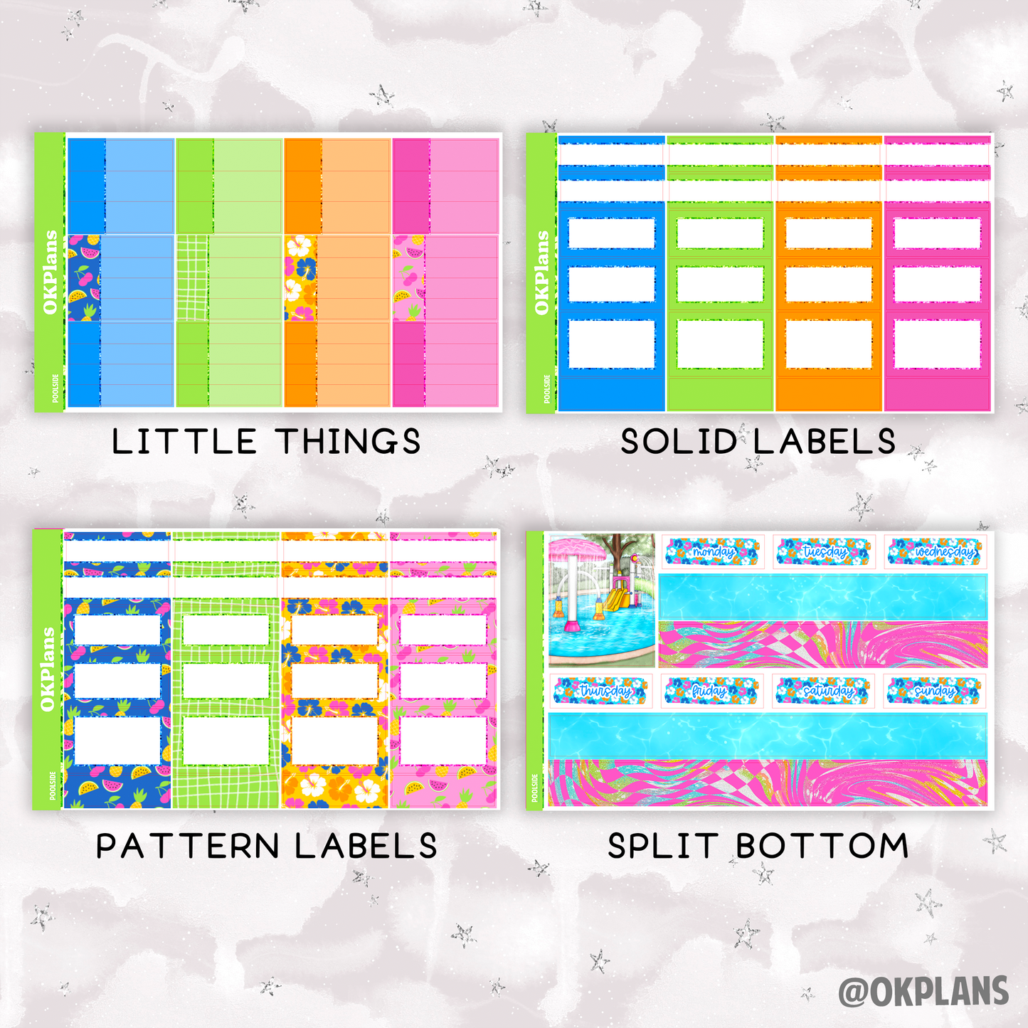 Poolside // Printable // Weekly Kit