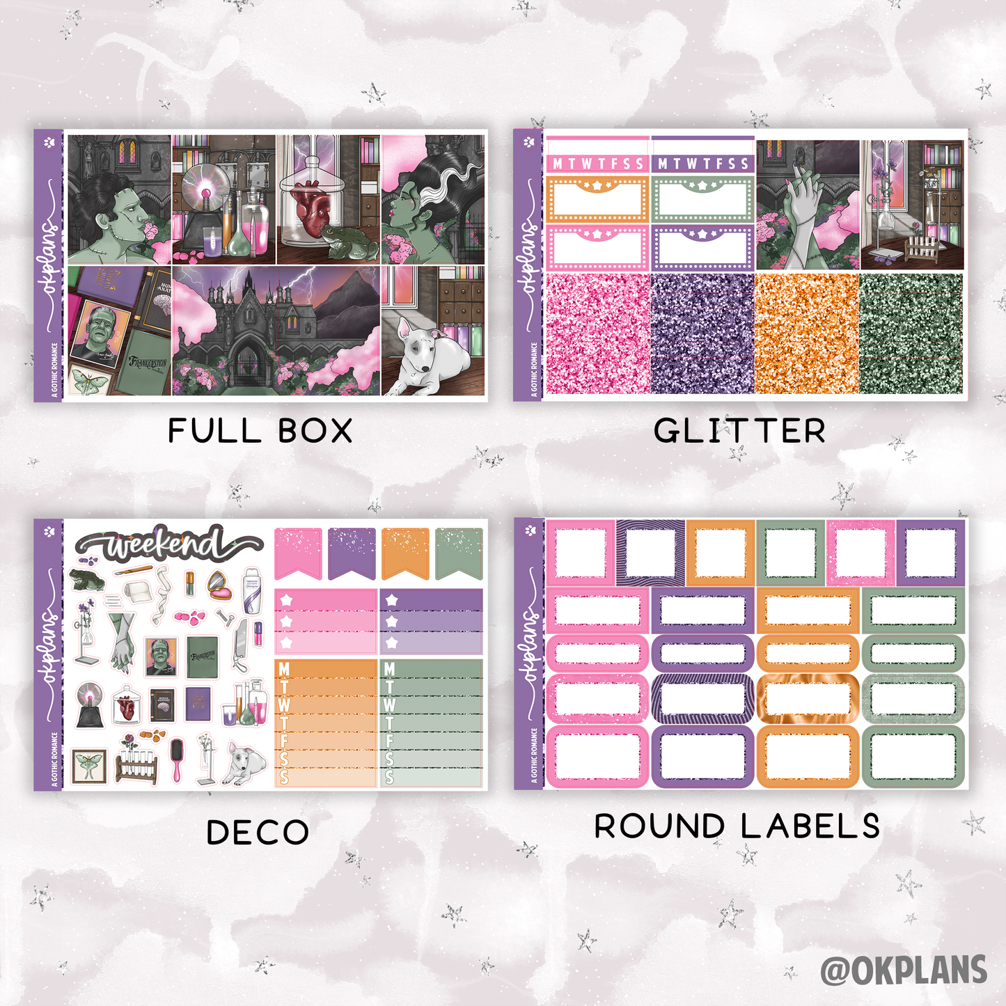 A Gothic Romance // Printable // Weekly Kit