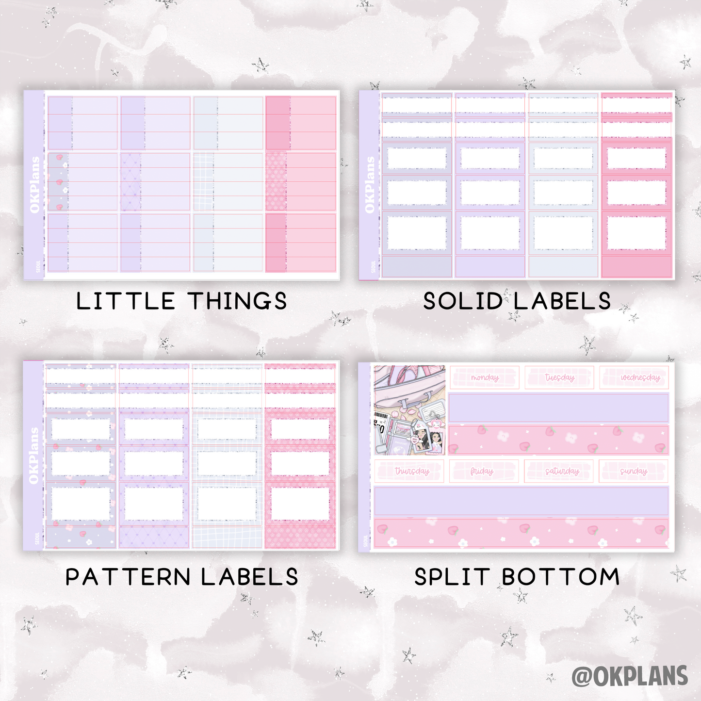 Seoul // Printable // Weekly Kit