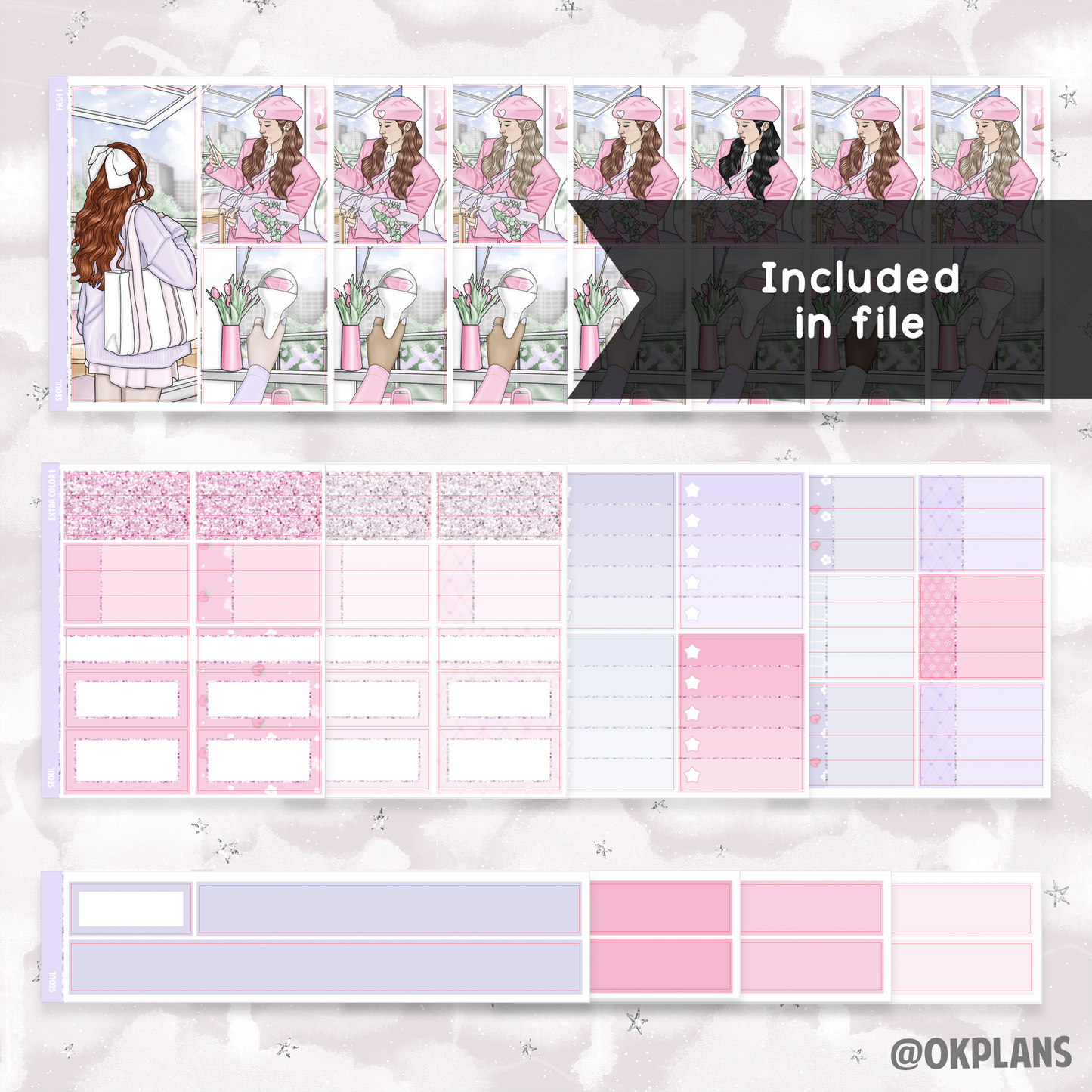 Seoul // Printable // Weekly Kit