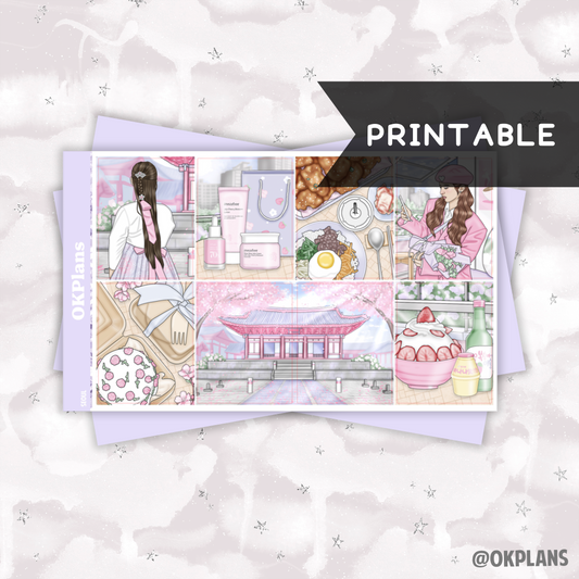 Seoul // Printable // Weekly Kit