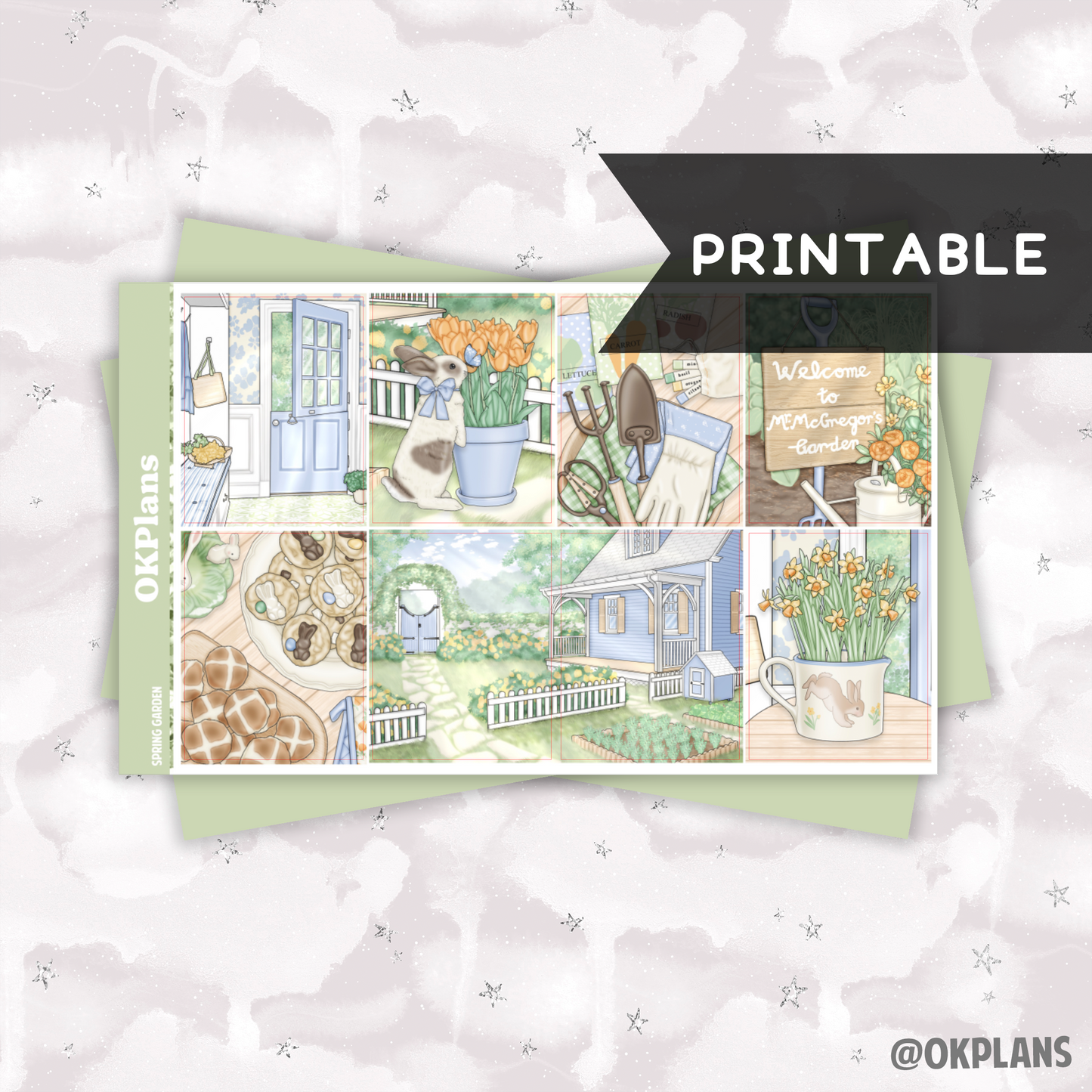 Spring Garden // Printable // Weekly Kit