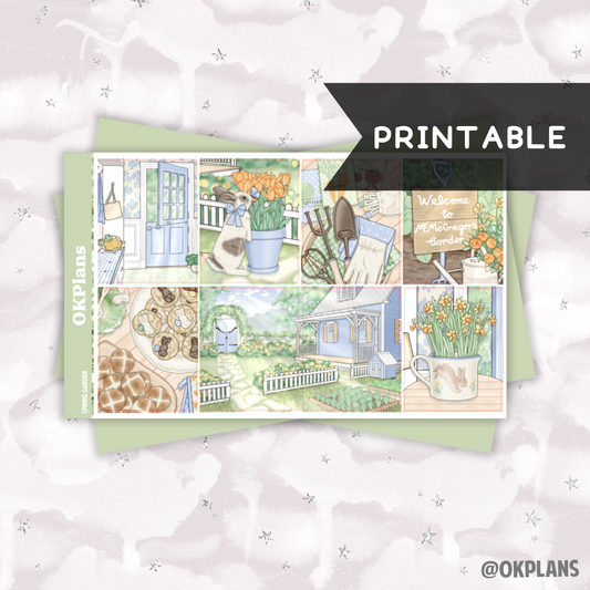 Spring Garden // Printable // Weekly Kit