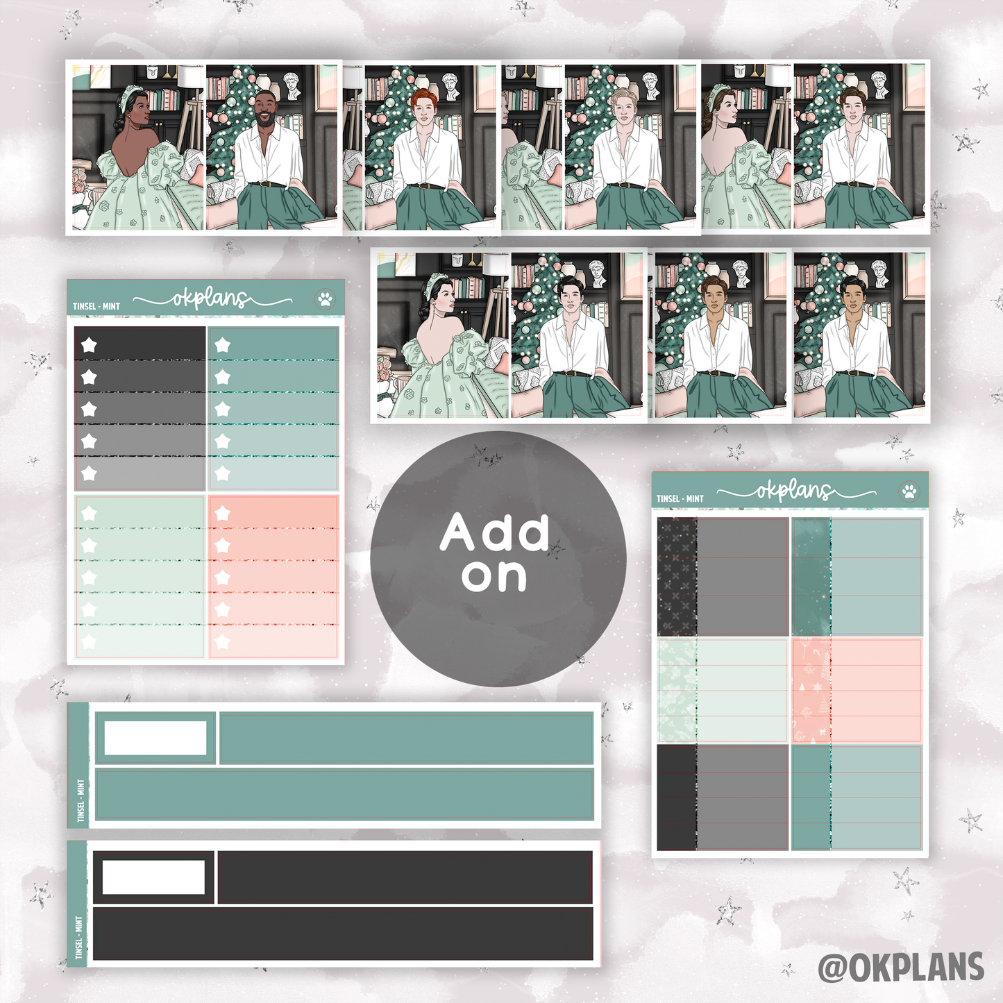 Tinsel (Mint) // Weekly Kit