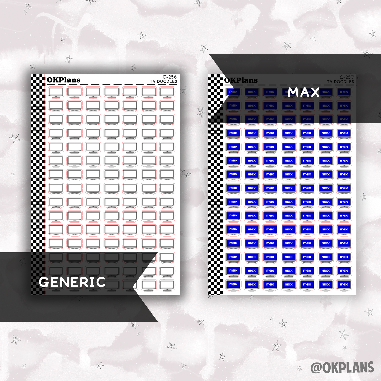 TV Doodles // Printable // Doodle